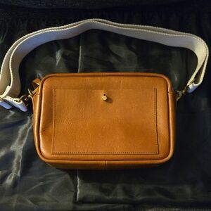 Tan Leather Crossbody Bag